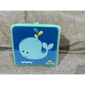 Itzy Ritzy Lunch Happened Blue Whale Bento Lunch Box BPA Free